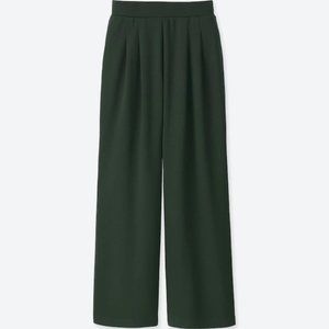 High-waist wide-leg pants